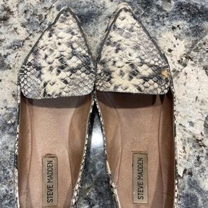 Steve Madden Lizard Skin Flats